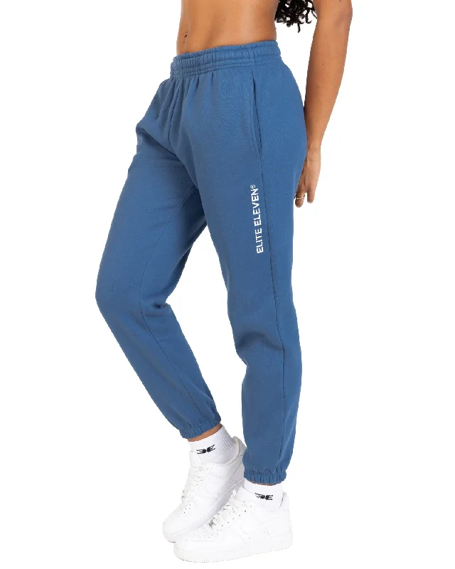 Registered Trackpants - Mid Blue