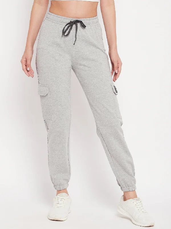 Msecret High Rise Grey Cargo Joggers