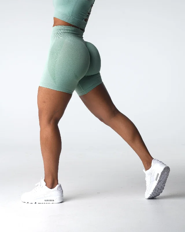 Sage Green Contour Seamless Shorts