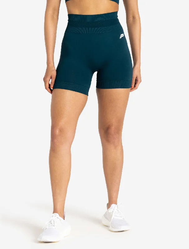 Scrunch Seamless Shorts - Dark Teal