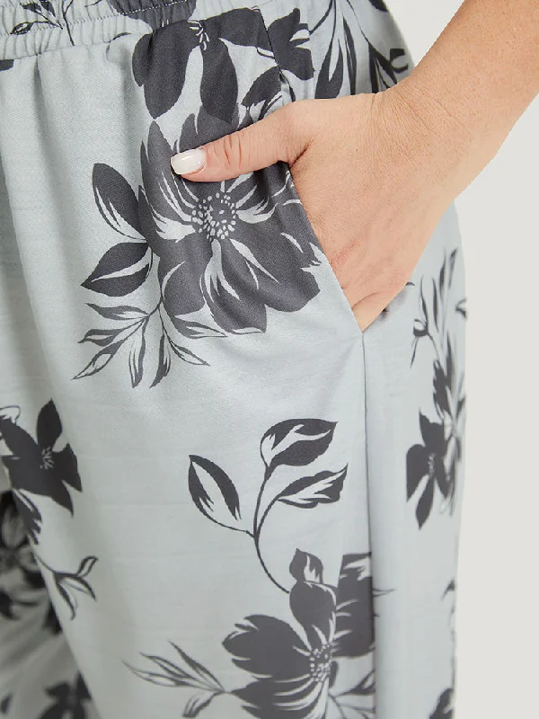 silhouette-floral-print-pocket-elastic-waist-sweatpants