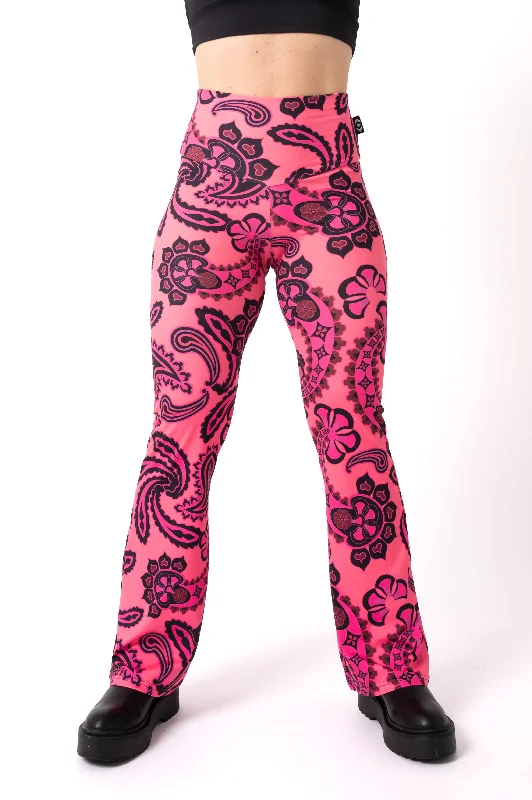 slazily-paisley-pink-soft-to-touch-high-waisted-bootleg-pant