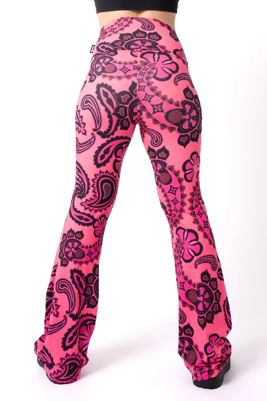 slazily-paisley-pink-soft-to-touch-high-waisted-bootleg-pant