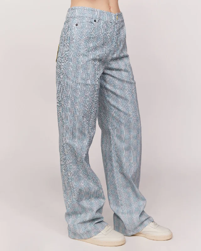 smiley-checkered-logo-pants