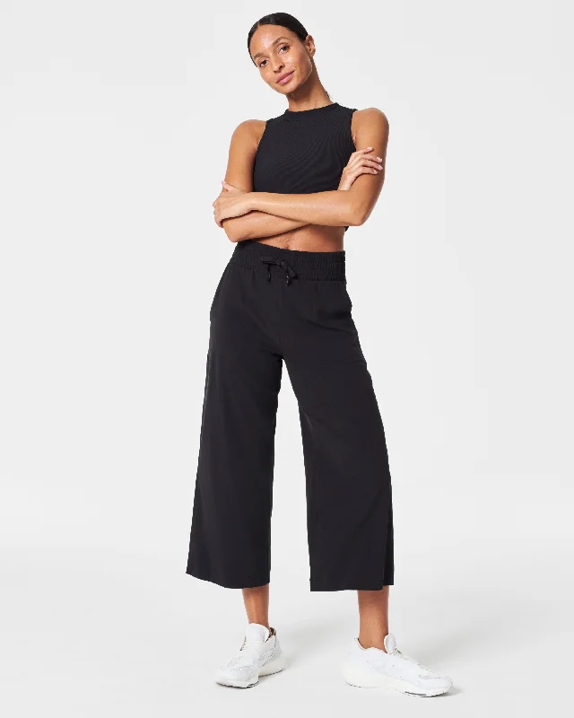 SPANX® On the Move Cropped Wide-Leg Pant