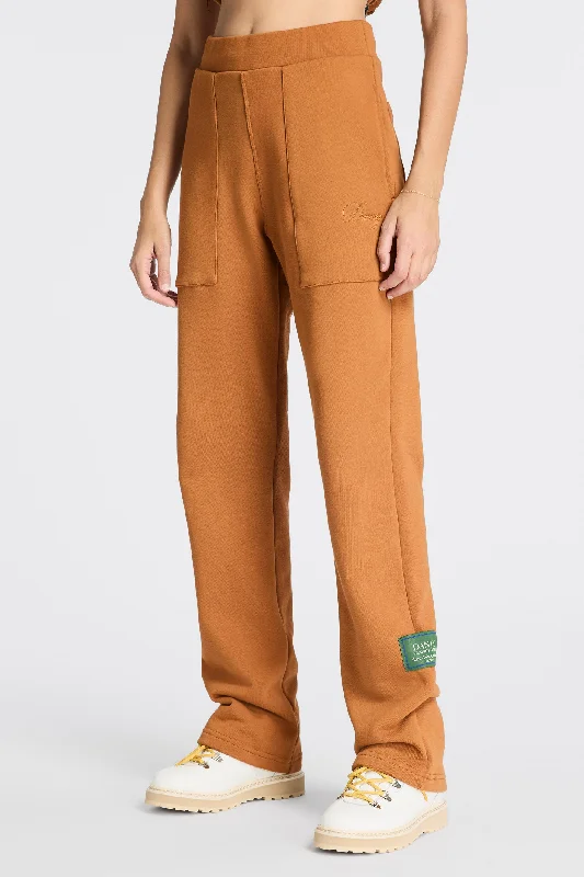 Straight Leg Pant - Camel