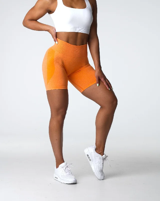 sunset-orange-contour-seamless-shorts