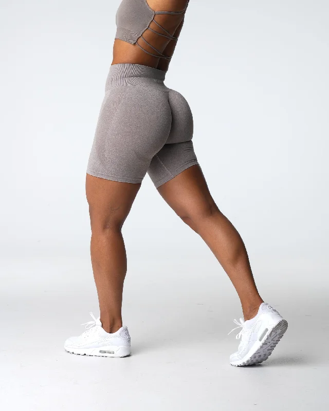 Taupe Contour Seamless Shorts