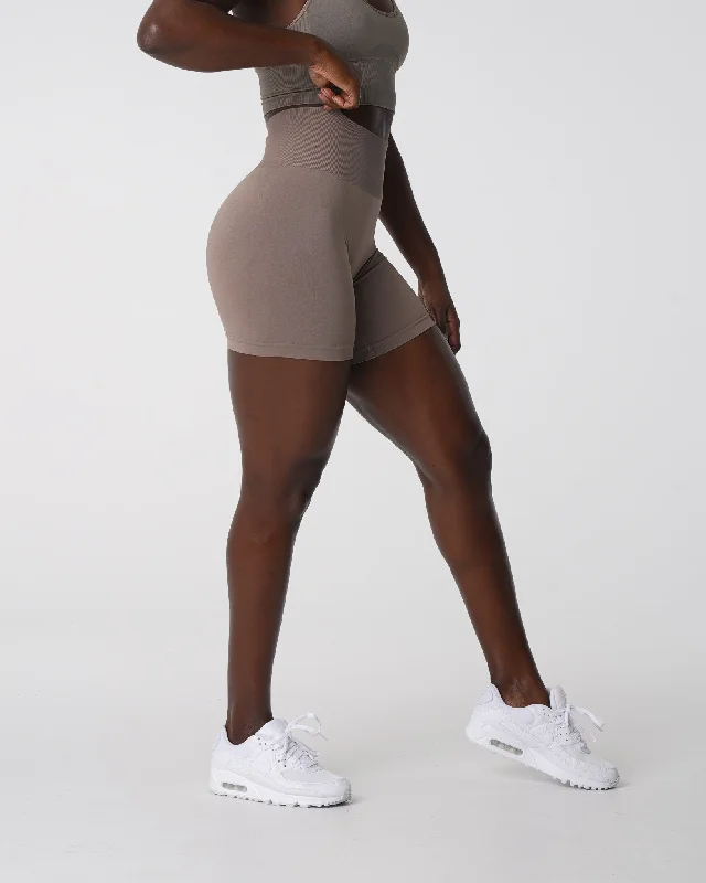 taupe-solid-seamless-shorts