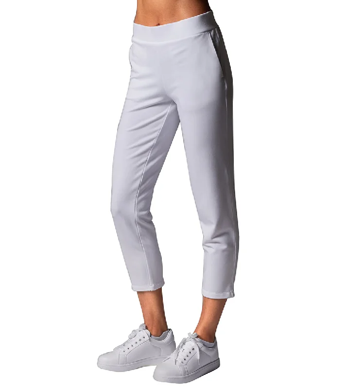  Cozy Ankle Pant White