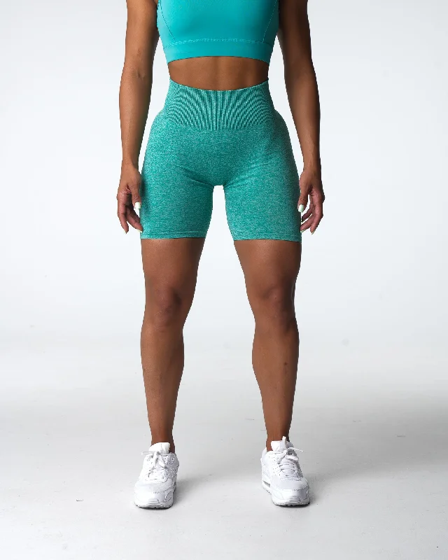 turquoise-scrunch-seamless-shorts