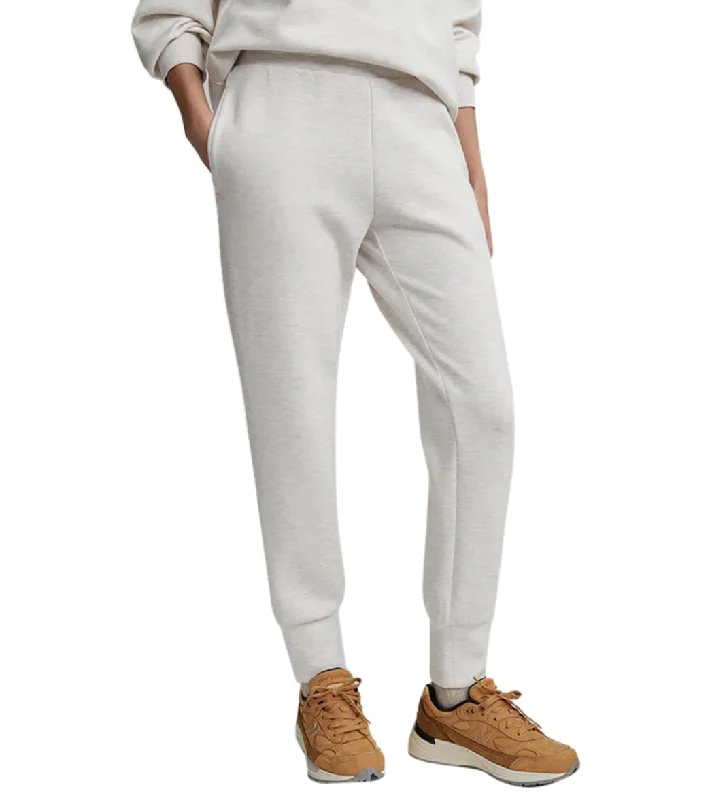 Varley The Slim Cuff Pant 27.5 Ivory Marl