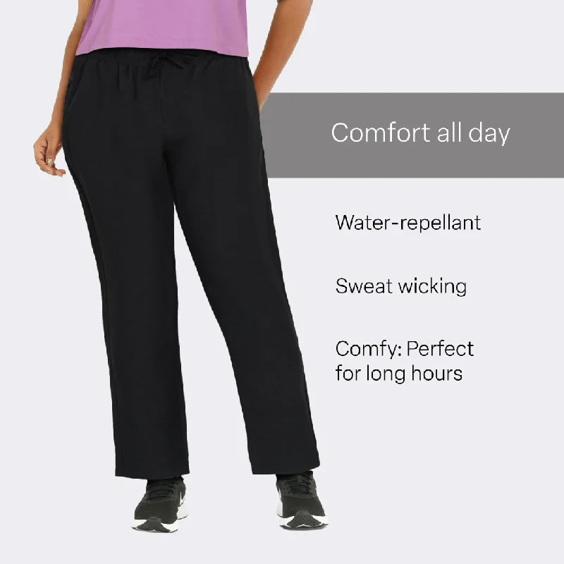 water-repellent-straight-fit-track-pants-with-4-pockets