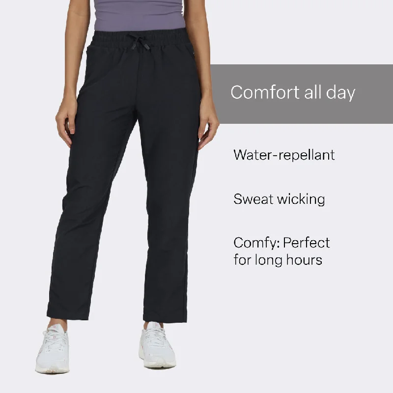 water-repellent-straight-fit-track-pants-with-4-pockets