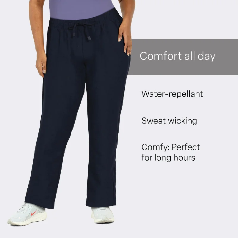 water-repellent-straight-fit-track-pants-with-4-pockets