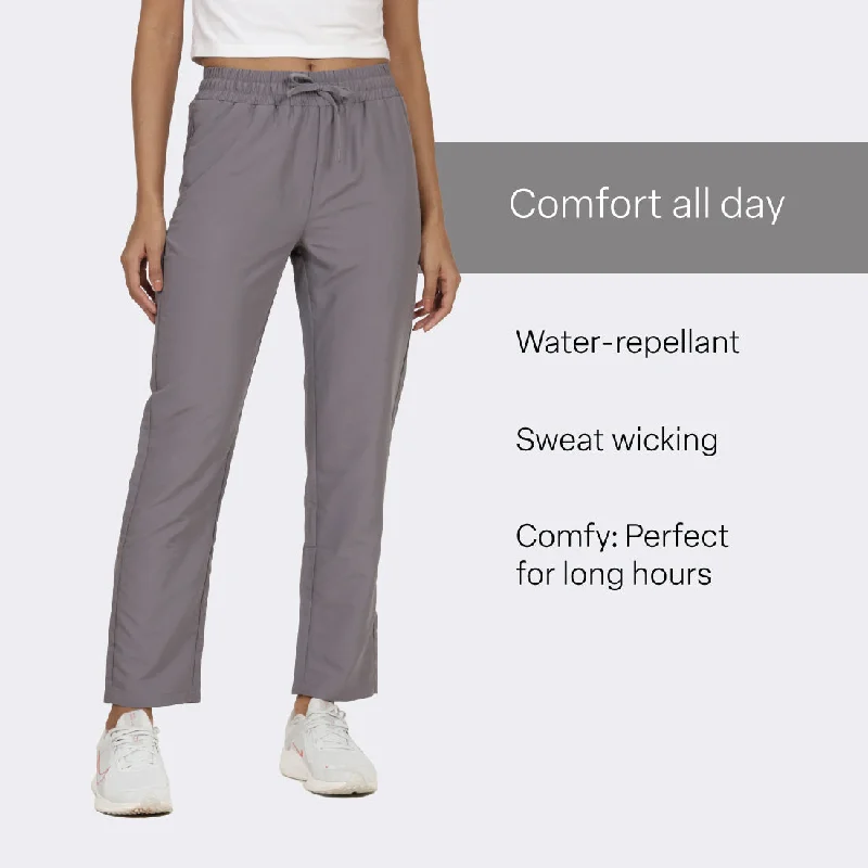 water-repellent-straight-fit-track-pants-with-4-pockets