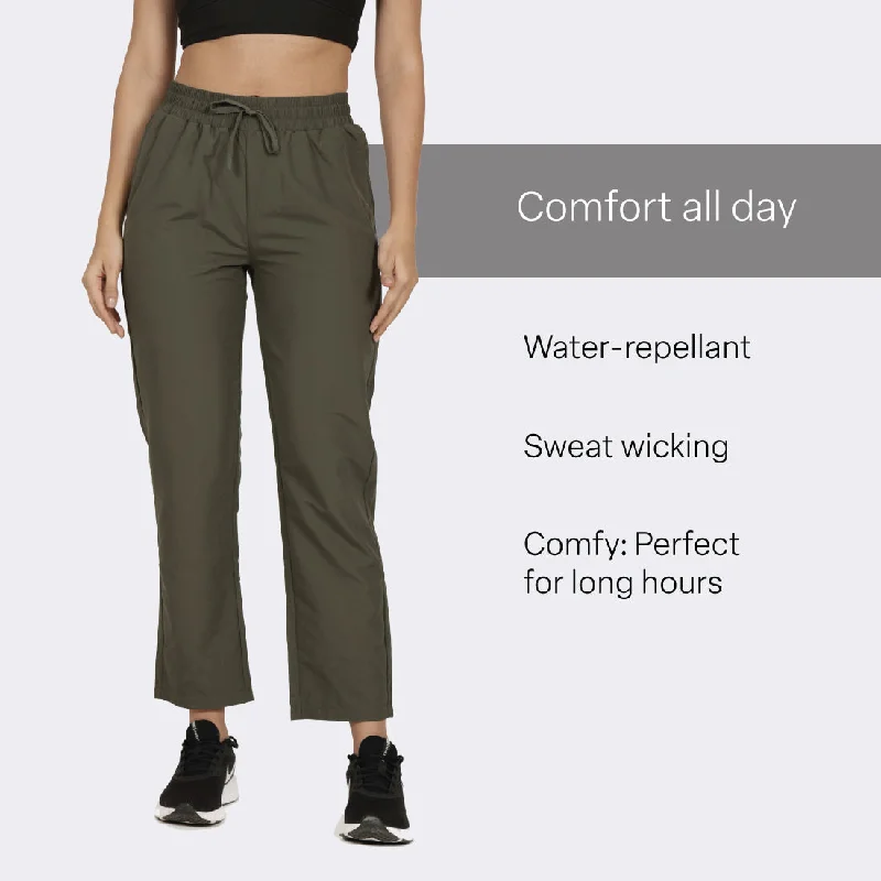 water-repellent-straight-fit-track-pants-with-4-pockets