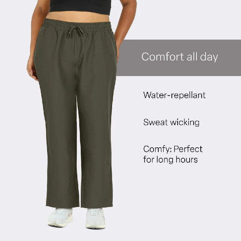 water-repellent-straight-fit-track-pants-with-4-pockets