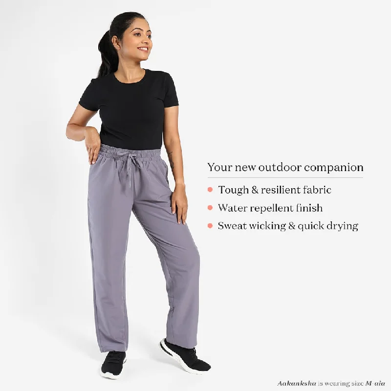 water-repellent-straight-fit-track-pants-with-4-pockets