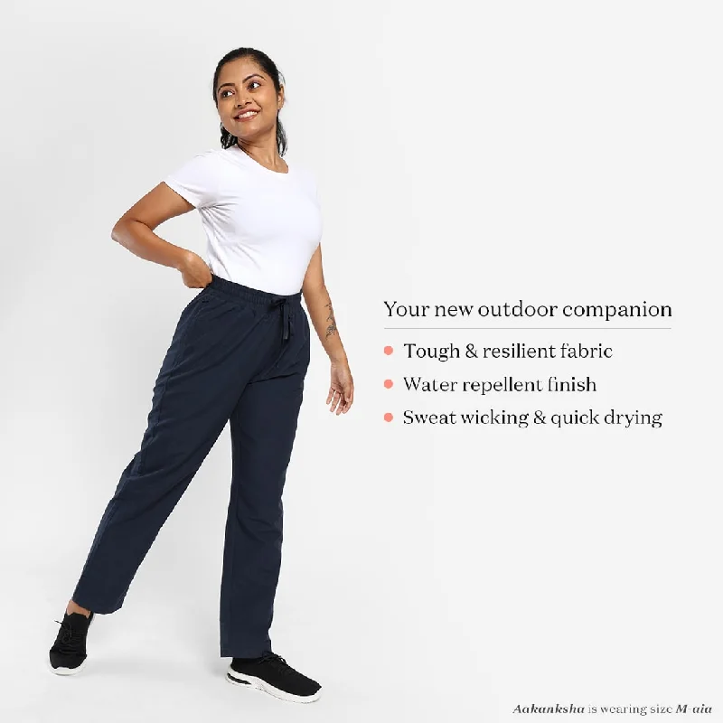 water-repellent-straight-fit-track-pants-with-4-pockets