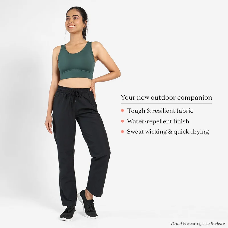 water-repellent-straight-fit-track-pants-with-4-pockets