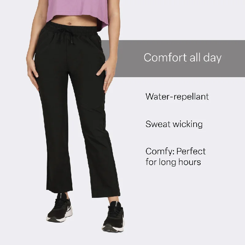 water-repellent-straight-fit-track-pants-with-4-pockets