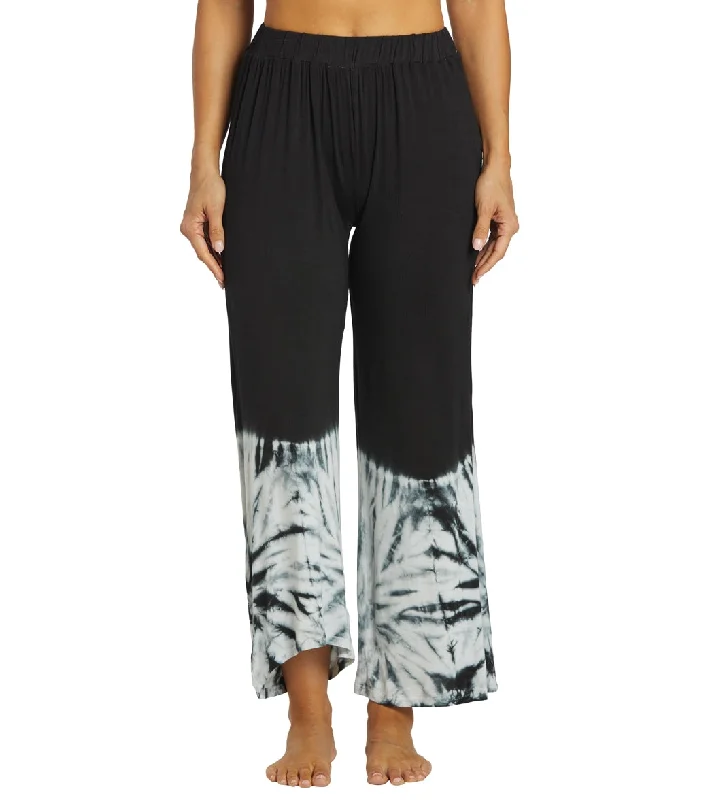 Yak & Yeti Tie Dye Boho Style Pants Black