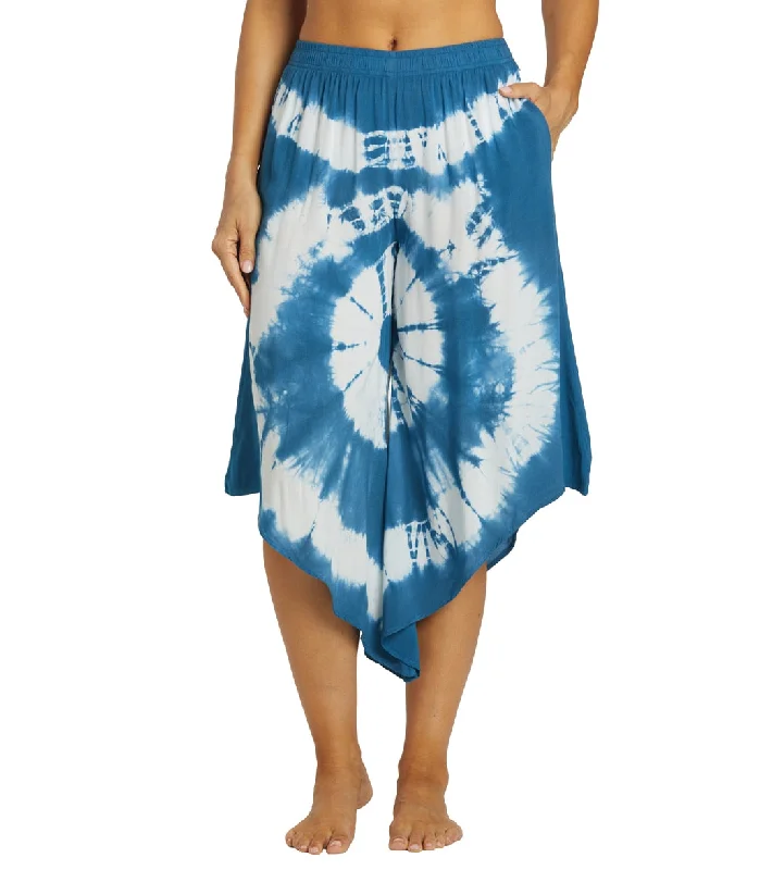 Yak & Yeti Tie Dye Cropped Bohemian Style Pants