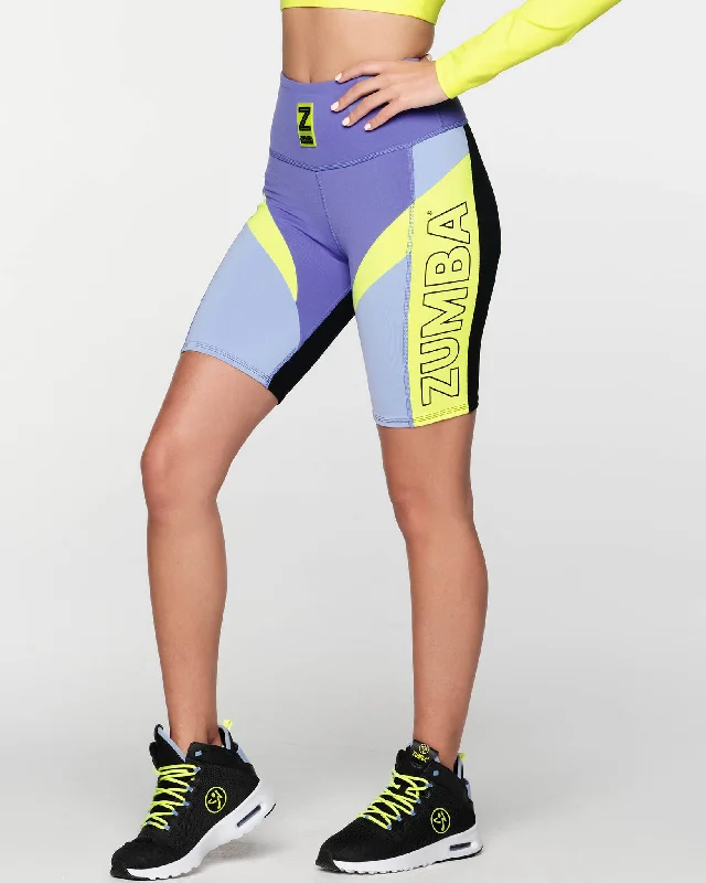 Zumba Forever High Waisted Biker Shorts