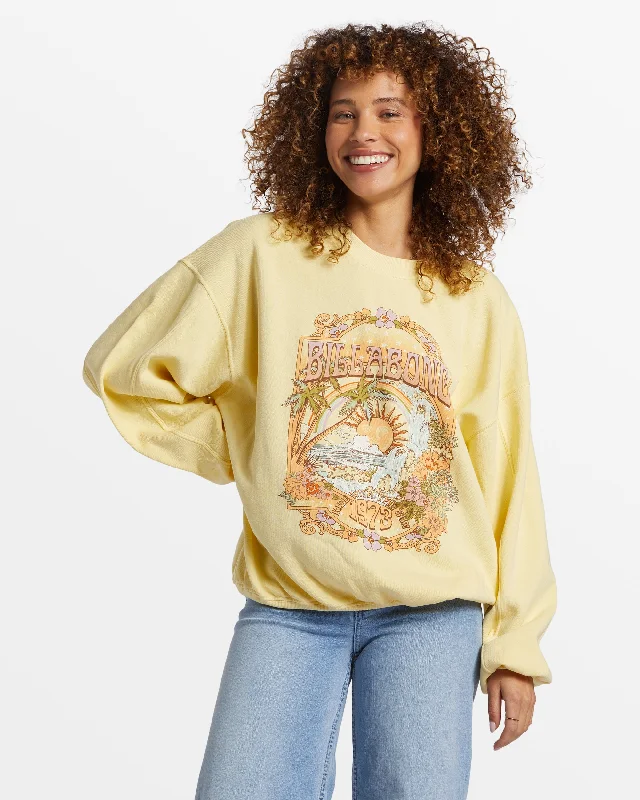  Crew Neck Sweatshirt - Mellow Yellow