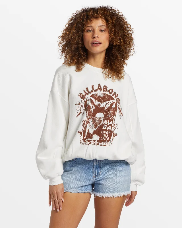  Crew Neck Sweatshirt - Salt Crystal