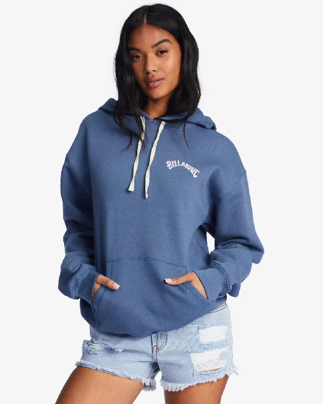 Bon Voyage Graphic Hoodie - Indigo Love