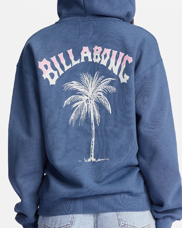 Bon Voyage Graphic Hoodie - Indigo Love