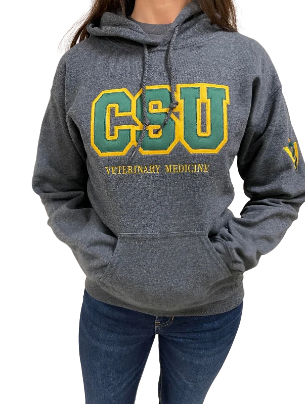 CSU Twill Hooded Sweatshirt