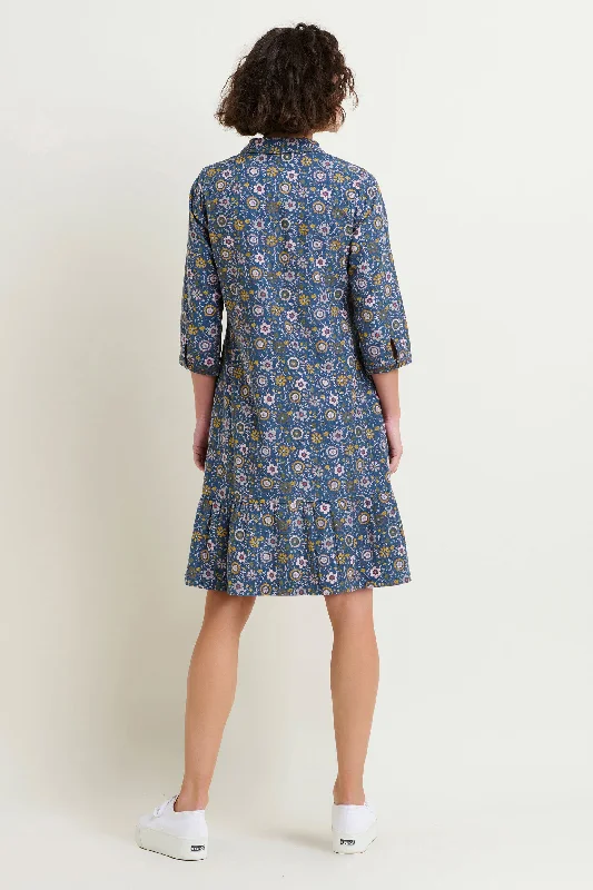 Folk Floral Cord Dress