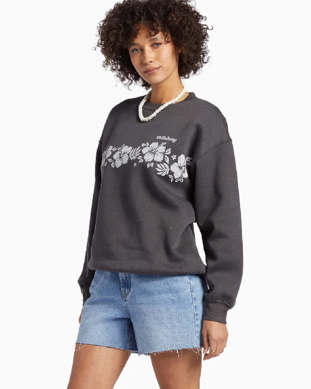 Forget Me Not Sweatshirt - Off Black