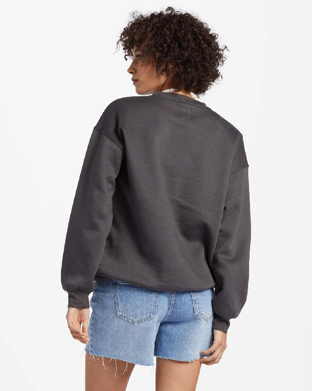 Forget Me Not Sweatshirt - Off Black