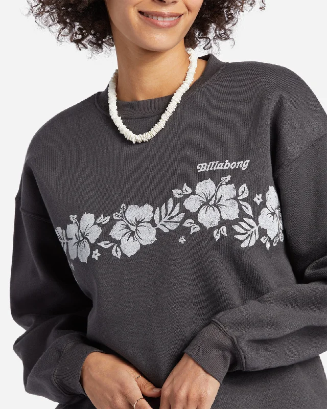 Forget Me Not Sweatshirt - Off Black