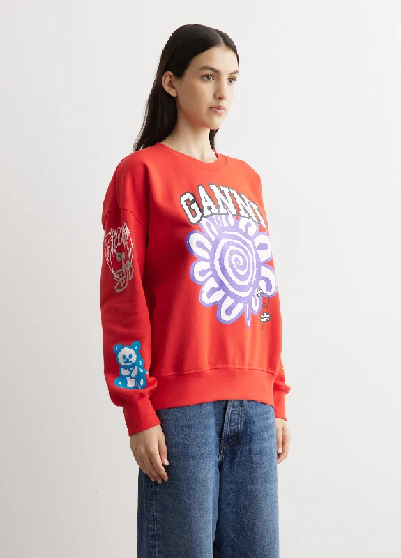 Isoli Mega Flower Oversized Sweatshirt