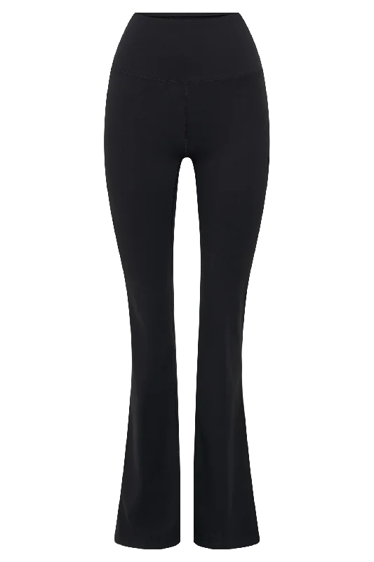 Jesse Flared Yoga Pants - Black