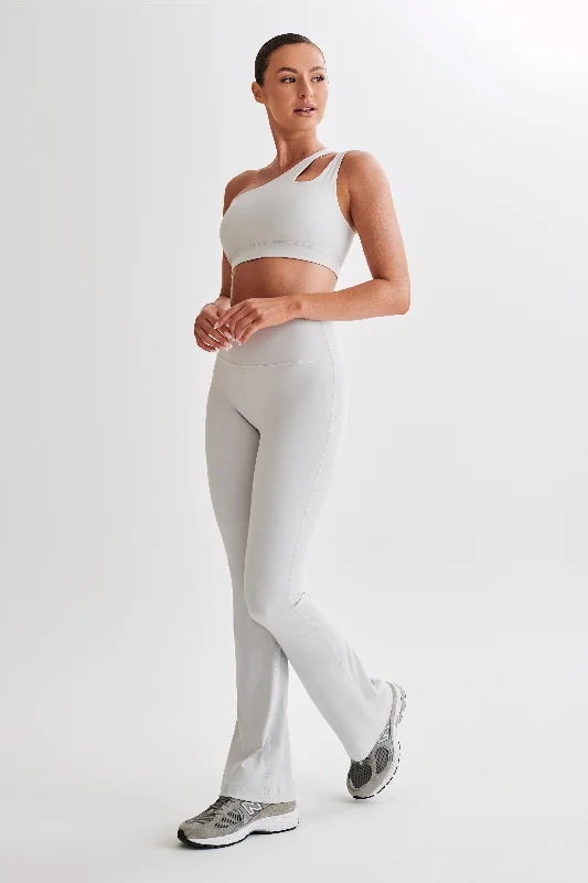 Jesse Flared Yoga Pants - Ice Grey