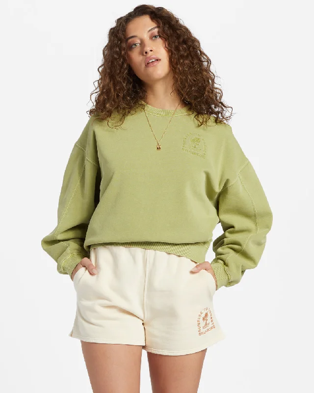 Kendal Crew Neck Sweatshirt - Avocado