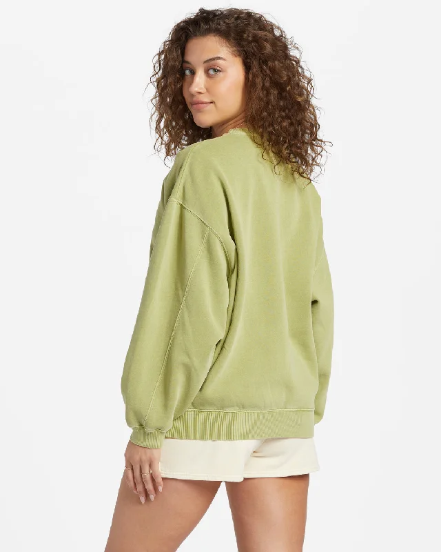 Kendal Crew Neck Sweatshirt - Avocado