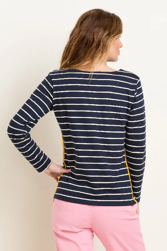 Navy Bella Crew Sweat