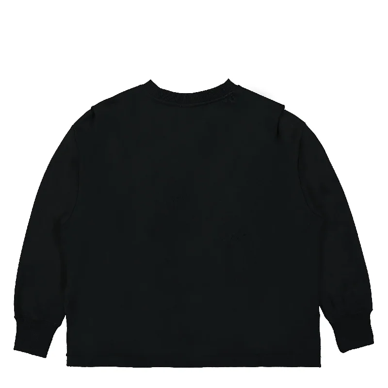 W Modern Fleece Oversized French Terry Crew