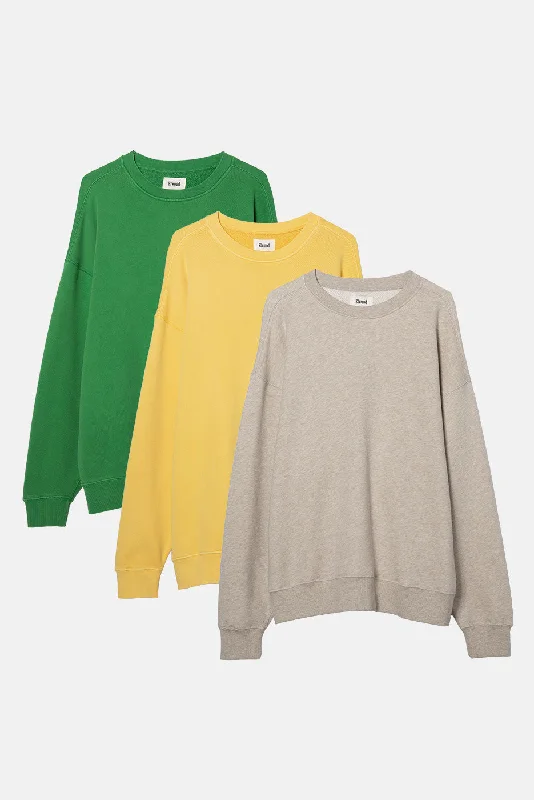 OVERSIZED CORE CREWNECK 3 PACK