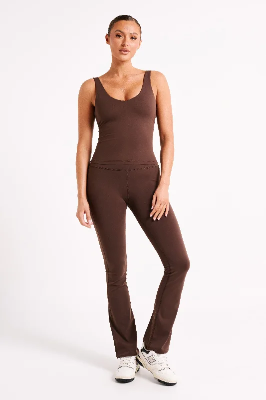 Sherrie Yoga Pants - Dark Chocolate