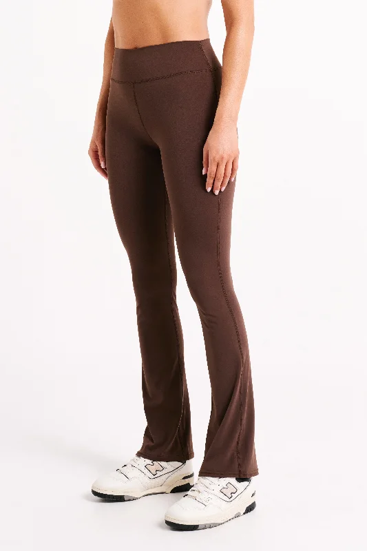 Sherrie Yoga Pants - Dark Chocolate