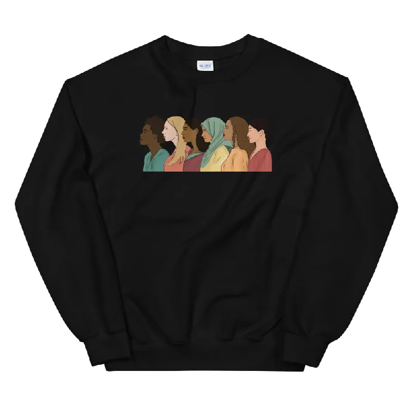 Side View Women Empowerment Sweatshirt