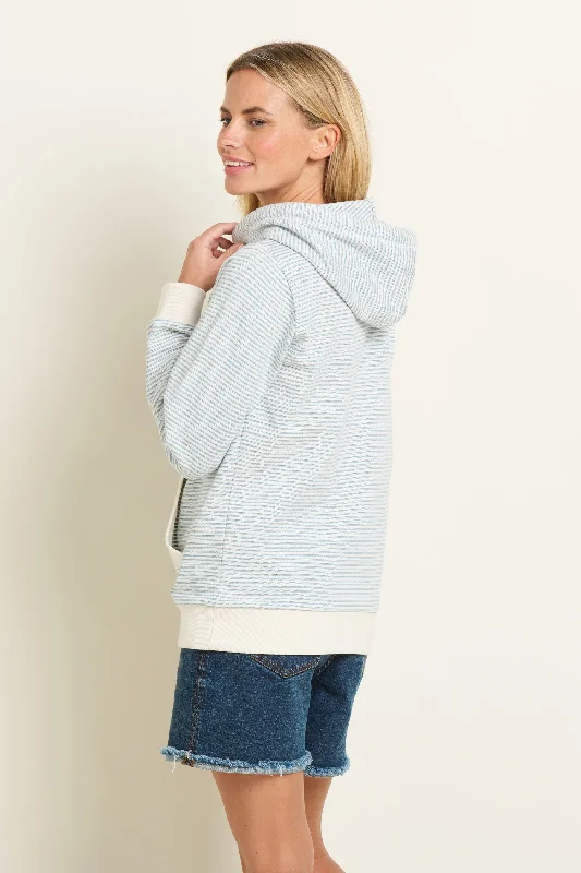 Textured Stripe Elise Hoodie